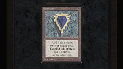 Die Magic-Karte Mox Sapphire