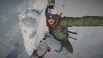 A screenshot from the video game Steep.