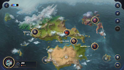 Path of Champions World Map