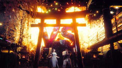 A screenshot of Chun-Li and Ryu about to battle from Street Fighter 6