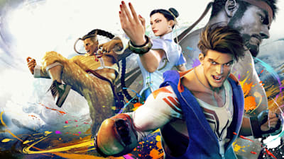 Una imagen promocional de Ryu, Chun-Li, Jamie y Luke zeigt
