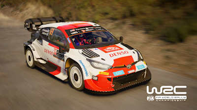 Oyunun marka yüzü Kalle Rovanperä'nın Toyota GR Yaris Rally1'i