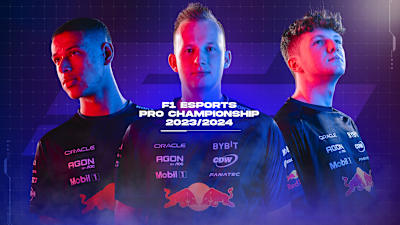 Josh Idowu, Frede Rasmussen and Sebastian Job of the F1 Sim Racing World Championship