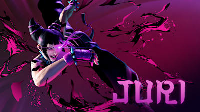 Artwork of Juri in Street Fighter 6.