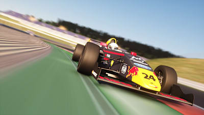Using the curbing is crucial around the whole course but especially so in turn eight.