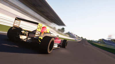 The uphill front straight makes for a deep braking zone into turn one. The entire track rewards the brave. 