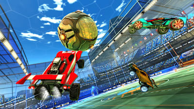 Una imagen de Rocket League.