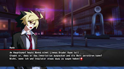 Die Story wird in Form einer Visual Novel erzählt