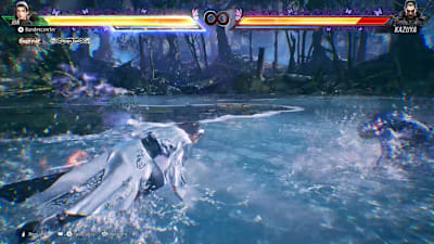 Jun attacks Kazuya in Tekken 8.
