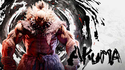 Street Fighter game image featuring the character Akuma.