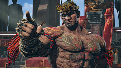 A screenshot of Fahkumram in action from Tekken 8.