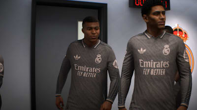 Mbappé führt Real Madrid aufs Feld.