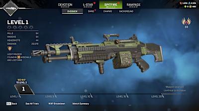 M600 Spitfire weapon in Apex Legends.