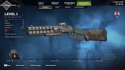 Peacekeeper weapon Apex Legends.