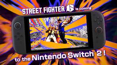 Publicité pour Street Fighter 6 sur la Nintendo Switch 2.
