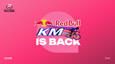 Dopo il successo dello scorso anno al debutto, alla corsa rosa torna il Red Bull KM.