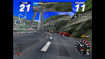 Screenshot aus Arcade Archives 2: Rave Racer