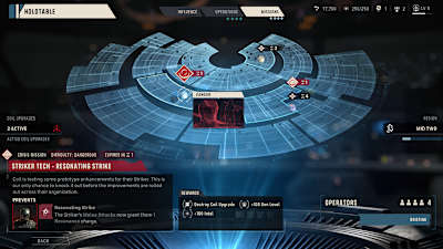 Screenshot aus Star Wars: Zero Company zeigt die Planung von Missionen am Holotable.