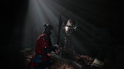 Screenshot aus The Blood of Dawnwalker zeigt Coen im Kampf.