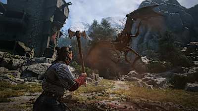 Screenshot aus The Blood of Dawnwalker zeigt Coen im Kampf.