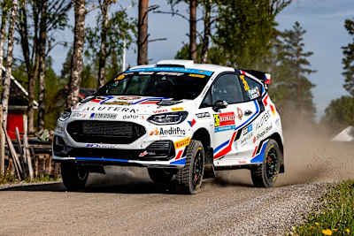 Kačírek's strong ERC3 Fiesta Rally3 Trophy form continues