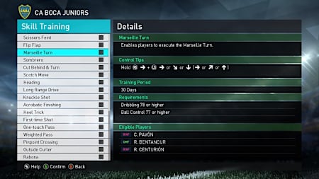 You need to train your players to skill them up