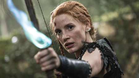 Jessica Chastain en El cazador y la reina del hielo