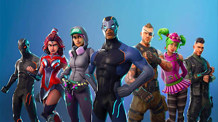 Promo art of characters from Epic Games' Fortnite