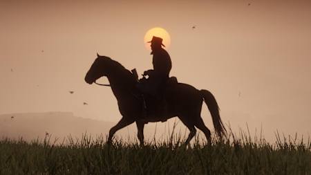 Captura de pantalla de Red Dead Redemption 2.