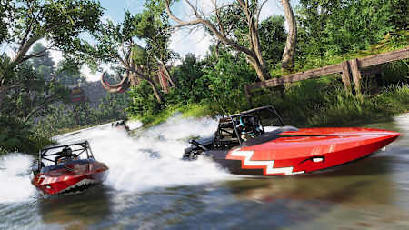 Tela dos Everglades da Flórida em The Crew 2