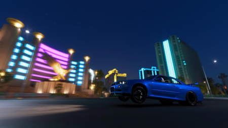 A screenshot of The Crew 2’s Nissan Skyline