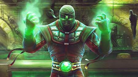 The Ermac character in Mortal Kombat video game.