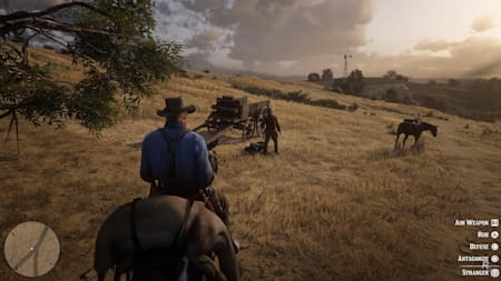 Una captura de pantalla de Red Dead Redemption 2.