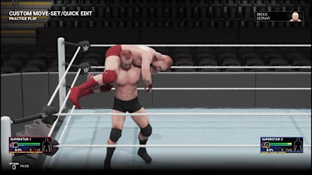 You can test the moves of any character in the game with practice play