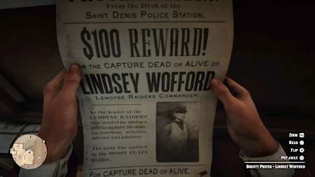 You can earn $100 by capturing outlaws