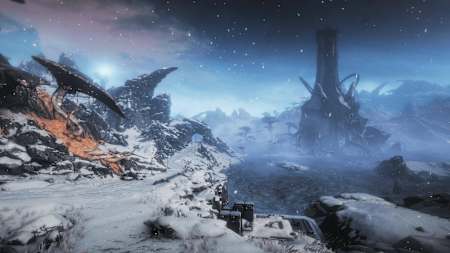 Travel around Orb Vallis using the Archwing Launcher
