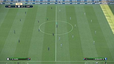 The 4-2-2-2 (shown here with Inter) uses a second striker behind the CF