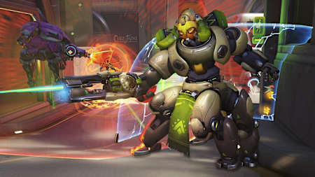 Orisa in Overwatch.