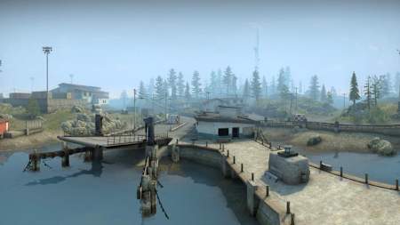 La carte de Danger Zone, le nouveau mode Battle Royale de Counter Strike : Global Offensive.