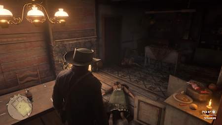 Look around a home to see if there's anything you can steal