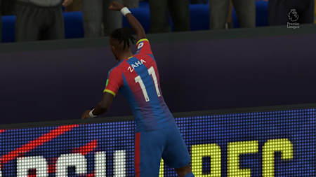 Zaha tem drible 90 e controle de bola 87, uma peça letal no ataque