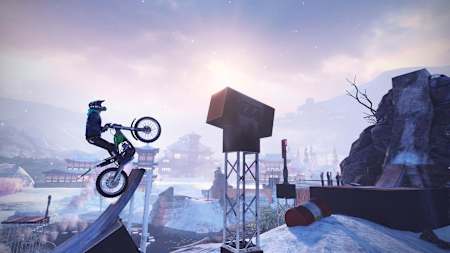 A screenshot from Trials Rising