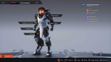 A screenshot of the Forge in Anthem