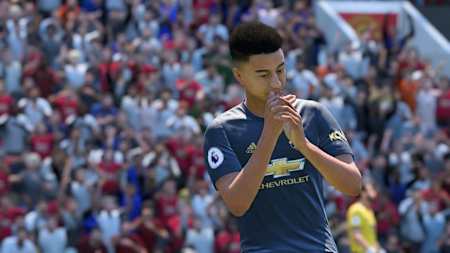 Lingard has an 86 positioning attribute, leading to plenty of goals