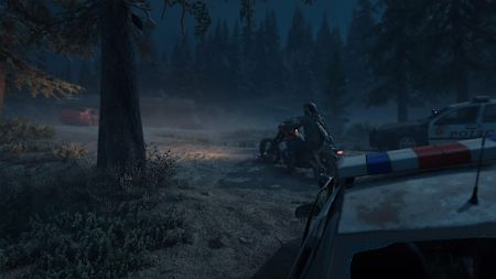 You'll need to get off our bike, but be near it to quicksave