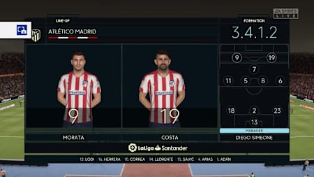 Captura de pantalla de FIFA 20.