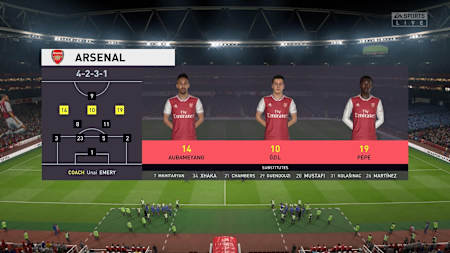 Captura de pantalla de FIFA 20.