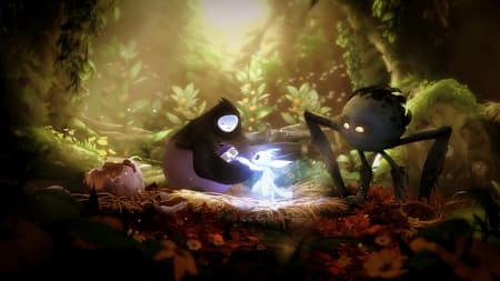 A screenshot from Ori and the Will of the Wisps