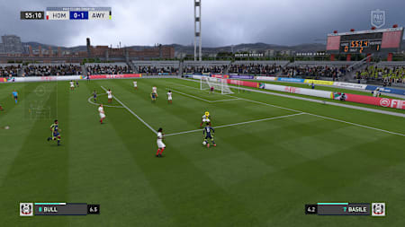 You'll start by playing at a few smaller stadiums