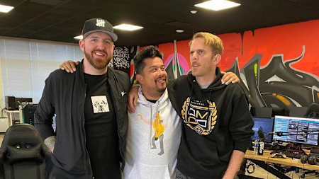 Hutch and OMo(R) at the HECZQUARTERS for Modern Warfare's launch